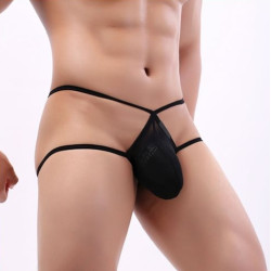 Generique Jockstrap Sexy JUST THIN Noir